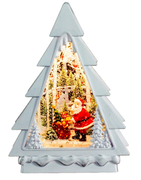 Снежная Лампа Ёлка Арт-8070