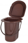 Ведро-туалет 18л Коричневое Арт-М-7619 (БАШ)