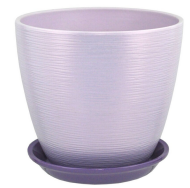 Кашпо Бутон №-РС-59 Перламутр Сиреневый №-1 (D-12см) Кашпо Бутон №-РС-59 Перламутр Сиреневый №-1 (D-12см)