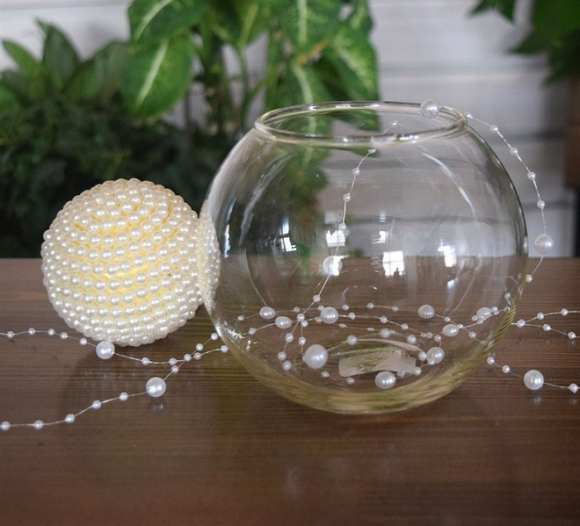 Ваза стеклянная Шаровая 5лит D-22,7см Арт-2070