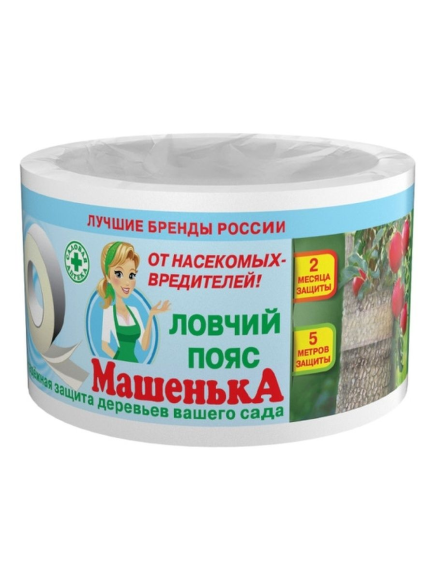 Ловчий пояс Машенька 1лента 5см*5м (1уп/48шт) min 1шт