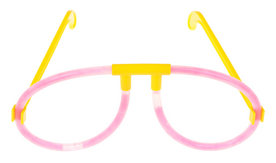 Очки Стильные розовые светящиеся НУ-4932