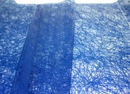 Пленка прозрачная с рисунком Сизаль паутинка Синий 70см/200гр