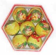 Ёлочное украшение Шары (D-8см/7шт) Эксклюзив Арт-ХНР-330