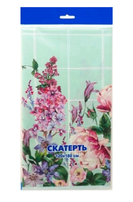 Скатерть одноразовая Мятное утро 120*180см Арт-55759