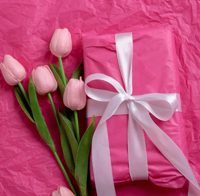 Бумага листами Тишью 50*66см Фуксия (1уп/10шт) ЦЕНА за лист