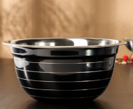 Миска из нержавеющей стали Доляна Dark Арт-6249700 5лит D-28см