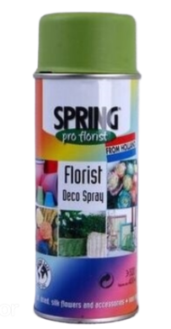 Спрей - краска для срезочных цветов Лимонно Зеленая 400мл Арт-018