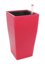 Горшок 1010 Матовый Красный 2,5лит (с автополивом)