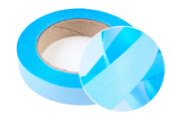 Лента Простая 2см*50ярд Двухцветная Бирюза-Синяя