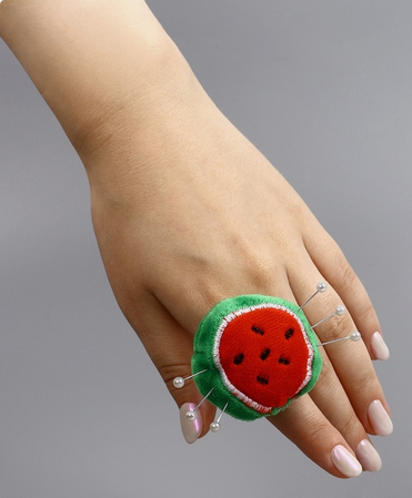 Игольница-кольцо Арбузик 5*4,5см Арт-9626121