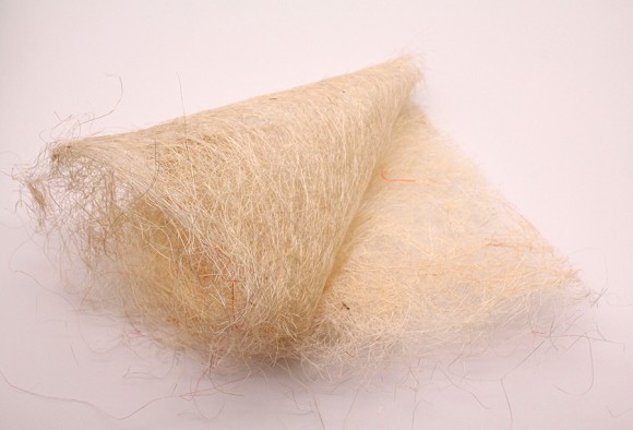 Каркас для букета Сизаль волокно Белый 60/30см