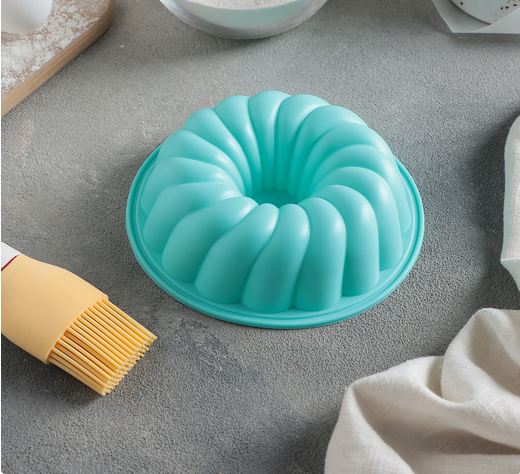 Форма силиконовая для выпечки Немецкий Кекс 12*2,5см Арт-1057117