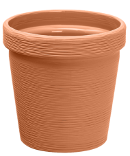 Горшок Терра 3,57лит Карамельный Арт-9328 (с дренажной системой)