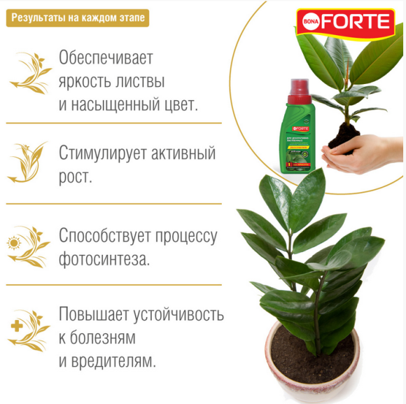 Удобрение Бона Форте Красота Декоративно-Лиственных Растений 285мл (1уп/20шт) min 3шт