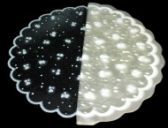 Салфетка Круглая рис/прозр D-45см 1уп\80шт Цена за лист