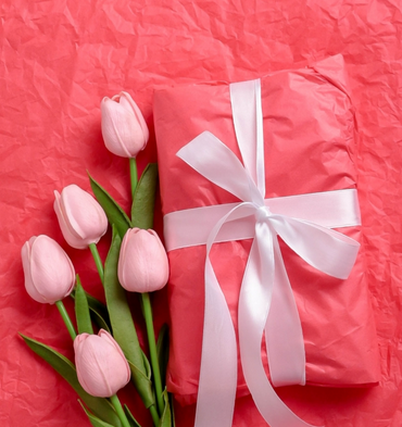 Бумага листами Тишью 50*66см Коралловый (1уп/10шт) ЦЕНА за лист