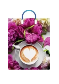 Сумочка пакет п/э пластик ручка 380*450мм Паула Арт-51149