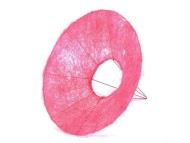 Каркас для букета 25см Сизаль Гладкий Розовый