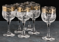 Набор Бокалов Вина Русский узор 6шт*240мл Арт-3565530