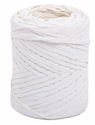 Рафия бумажная 15мм*200ярд Белая