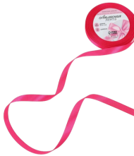 Лента Атласная 10мм*25ярд Ярко-Розовая