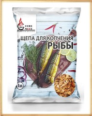 Щепа для Копчения Рыбы 1лит GRILL WOOD (1уп/45шт) min 1шт
