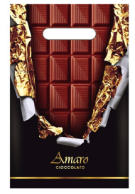 Сумочка пакет п/э 200*300мм Горький шоколад Арт-645355