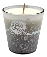 Свеча Хамелеон в Стекле Розы М арома Жасмин Арт-7802