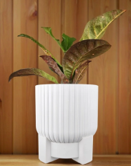 Горшок Торин 9,5лит Белый D-25см