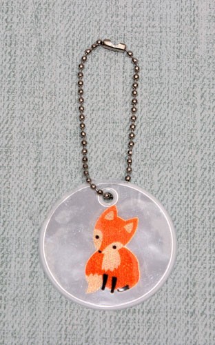 Подвеска Лиса светоотражающая 7526