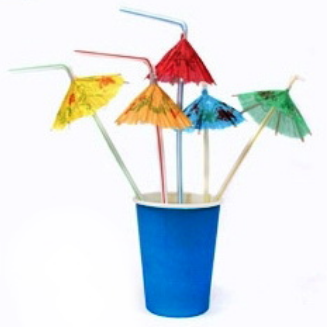 Трубочки для коктейля ЗОНТИКИ (1уп/12шт) СП-1650