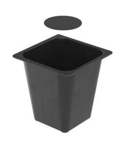 Набор Стаканов для рассады 1лит*10шт (с вкладышами)