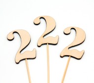 Топпер Цифра 2 6,5*5см 1876891