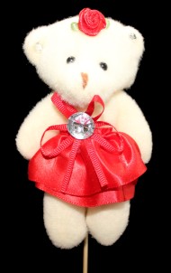 Игрушка для букета мягкая Медвежонок (1уп/24шт)