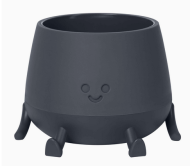 Горшок Мистер Грин 0,6лит Антрацит