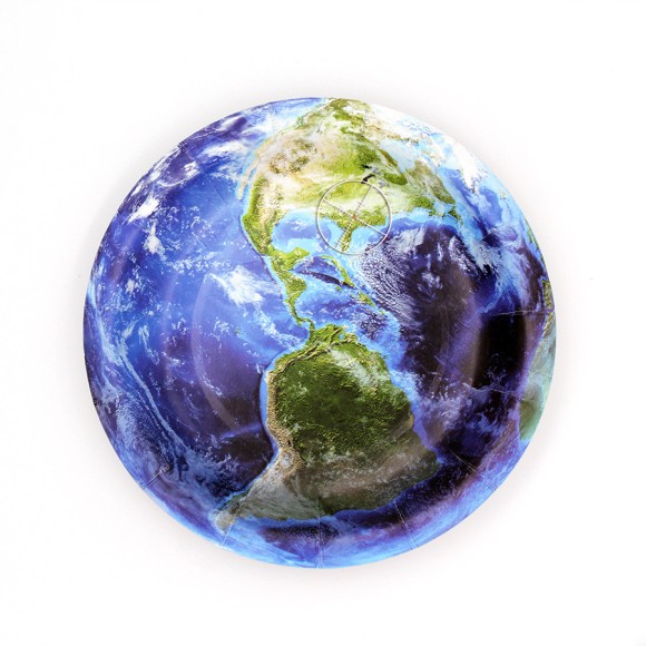 Тарелка бумажная Земной шар (набор 6 шт) 62.038