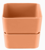 Горшок Фиори 0,45лит Карамельный (с дренажной системой)