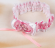 Подвязка для невесты Бант Бело-Розовая Арт-3041700