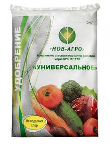 Удобрение Универсальное 0,9кг (1уп\30шт) Нов-Агро