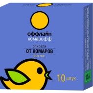 Спирали КомароФФ Быстро 10шт (1уп/60шт) 1 ЭТАЖ