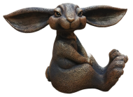 Фигурка Заяц Борис Бронза Арт-Ф340Б 24см