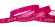 Лента Атласная с надписью 15мм*22ярд С Днём рождения Розовая