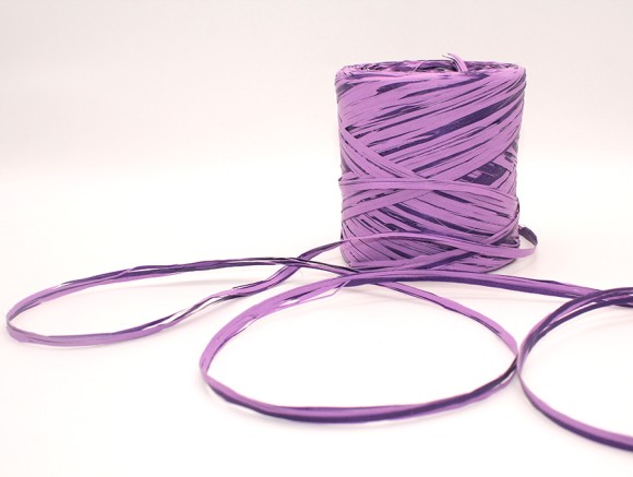 РАФИЯ искусств 13мм*200ярд Сиренево-фиолетовая