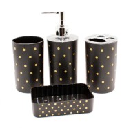 Набор для ванной комнаты 4 предмета Арт-HF-706-1 пластиковый