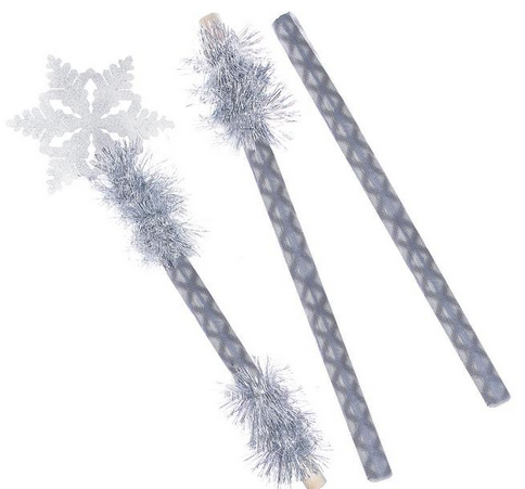 Посох Деда Мороза 160см Снежинка Арт-5382143