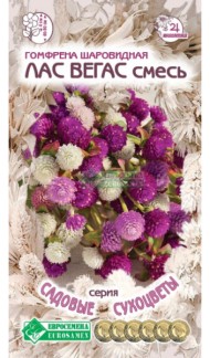 Цветы Гомфрена Лас Вегас смесь шаровидная ЦВ/П (ЕС) 10шт многолетник 45-50см