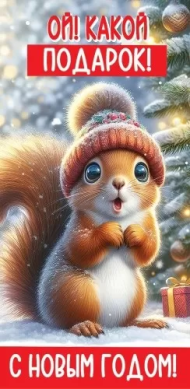 Конверт для денег С Новым годом Ой какой подарок Арт-9201524