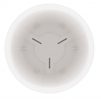 Горшок Афина 5,5лит Белый с поддоном М-6543 (БАШ)