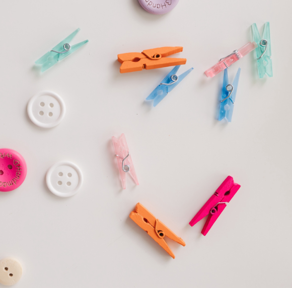 Прищепка Пластик 3см (1уп/10шт) Цена за штуку